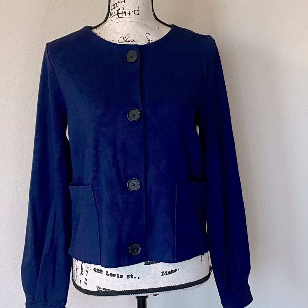 HALOGEN Button Down Top - Picture 2 of 8